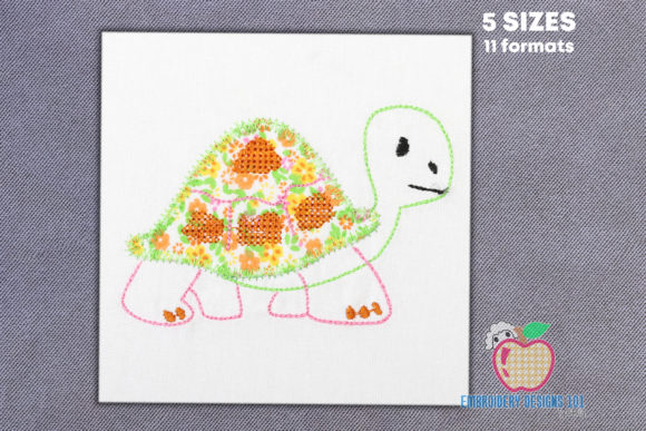 Cartoon Tortoise Applique for Kids Review