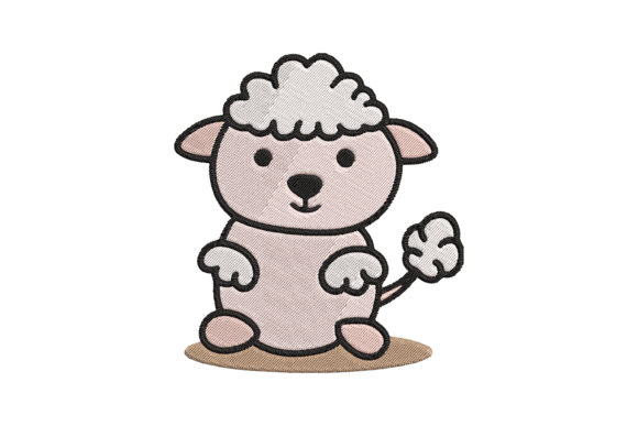 Cute Animal Sheep Cartoon Design Review