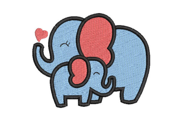 Elephant with Baby Embroidery Review