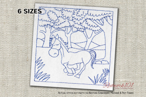 Horse Running Embroidery Design Review