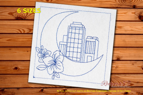 Moon on the City Embroidery Design Review