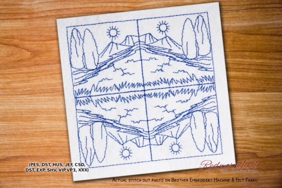 Moutain Pattern Bluework Review