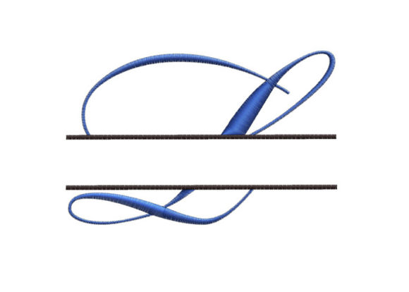 Split Monogram Font Letter L Review for Business Merchandise