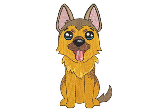 The Cutest German Shepherd for Your Shop